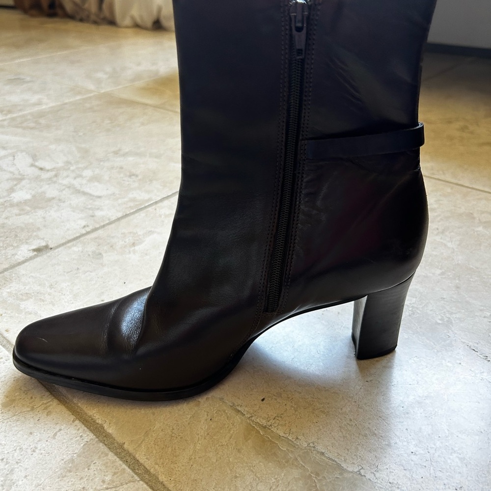 Ann Taylor LOFT brown leather boots Size 8 - Picture 12 of 12